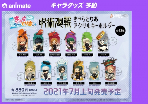 グッズ キーホルダー 呪術廻戦 きゃらとりあアクリルキーホルダー 夏油傑 アニメイト