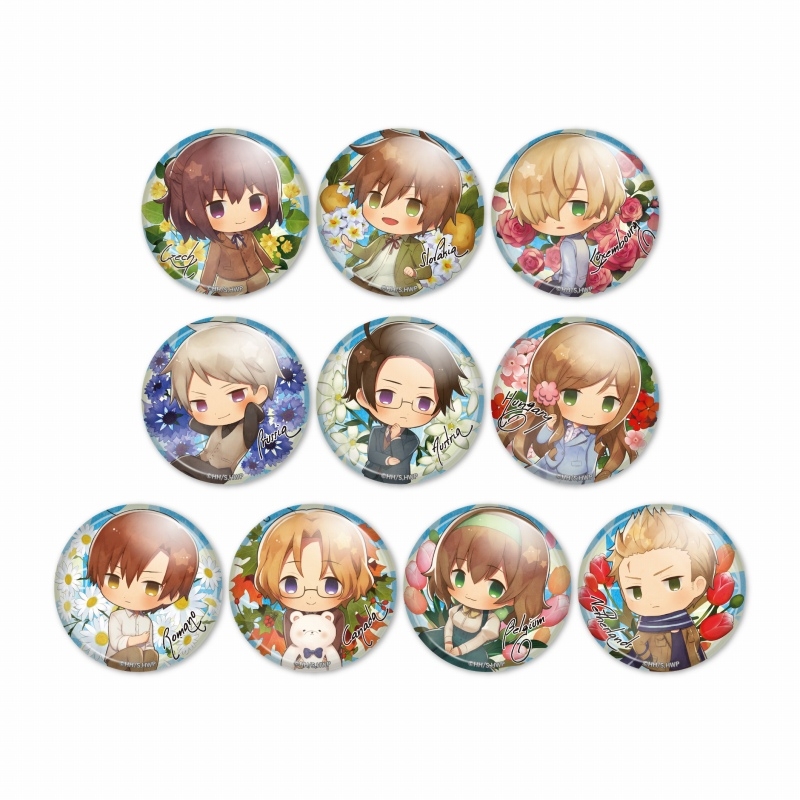 グッズ-バッチ】ヘタリア World☆Stars きゃらふろる vol.2 缶バッジ 