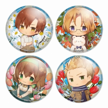 グッズ-バッチ】ヘタリア World☆Stars きゃらふろる vol.2 缶バッジ 