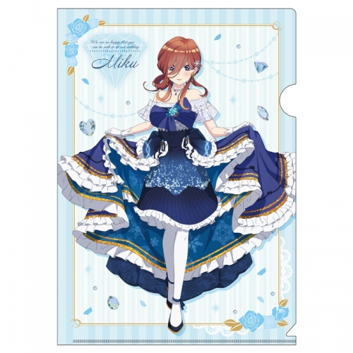 グッズ クリアファイル 五等分の花嫁 クリアファイル 中野三玖 アニメイト限定 アニメイト