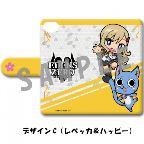 グッズ カバーホルダー Edens Zero 手帳型スマホケース Iphone6 7 8 Se2 デザインc レベッカ ハッピー アニメイト