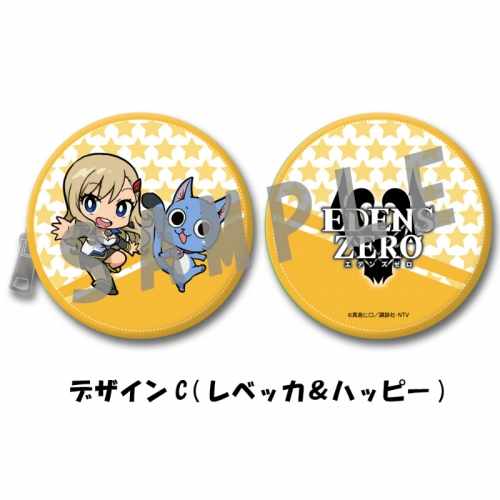 グッズ コインケース Edens Zero 丸形コインケース デザインc レベッカ ハッピー アニメイト