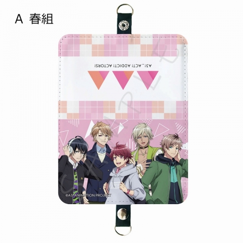 グッズ カードケース アニメ A3 二つ折りカードケース A 春組 アニメイト グッズ カードケース アニメ A3 二つ折りカードケース A 春組 アニメイト