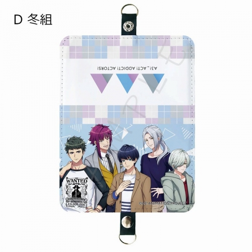 グッズ カードケース アニメ A3 二つ折りカードケース D 冬組 アニメイト