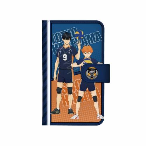 グッズ カバーホルダー ハイキュー 手帳型スマホケース マルチl A 烏野 アニメイト