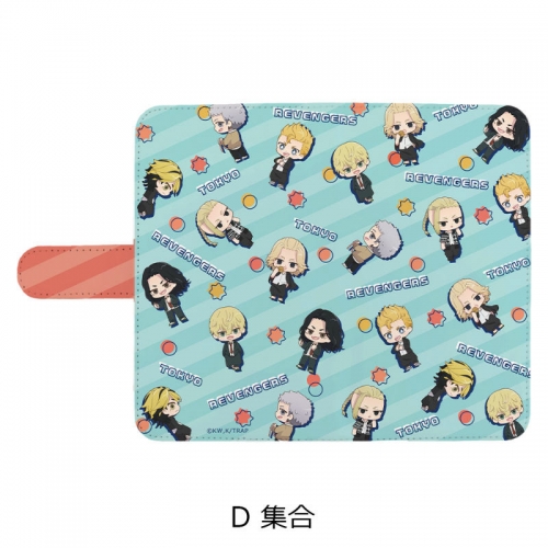 グッズ カバーホルダー 東京リベンジャーズ 第2弾 手帳型スマホケース マルチ対応 ベルト付き マルチll Sd 集合 アニメイト