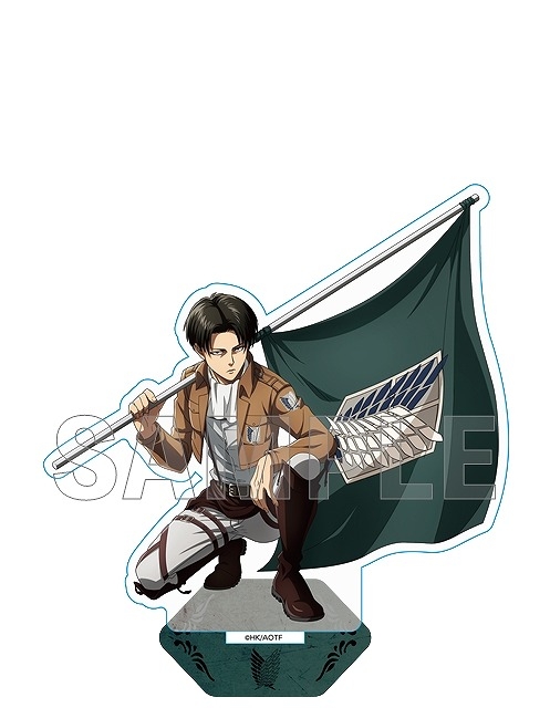 【グッズ-スタンドポップ】進撃の巨人 アクリルスタンド 団旗ver. リヴァイ