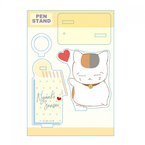グッズ スタンドポップ 夏目友人帳 アクリルペンスタンド ニャンコ先生b イエロー アニメイト先行販売 アニメイト
