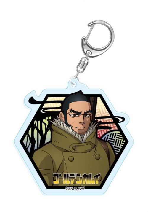 グッズ キーホルダー ゴールデンカムイ 切り絵シリーズ アクリルキーホルダーvol 2 谷垣源次郎 アニメイト