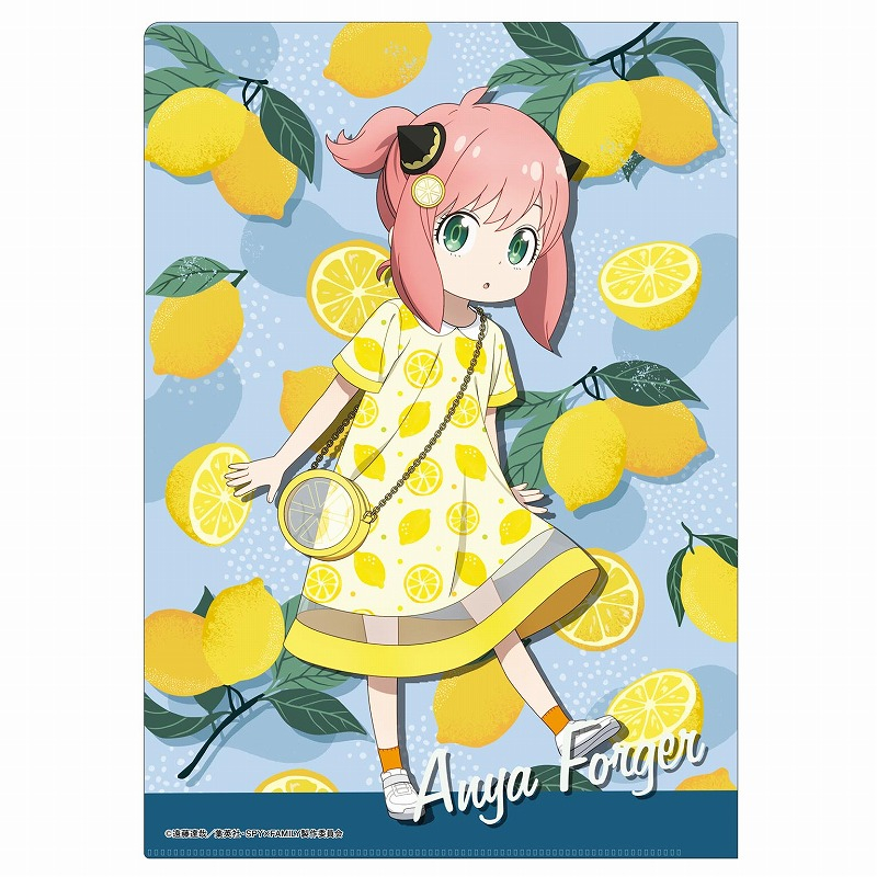 【グッズ-クリアファイル】SPY×FAMILY クリアファイル -フルーツ- オレンジ&レモン