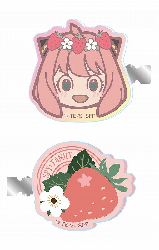 【グッズ-ヘアバンド】SPY×FAMILY 前髪クリップ Vol.3 -フルーツ- ストロベリー