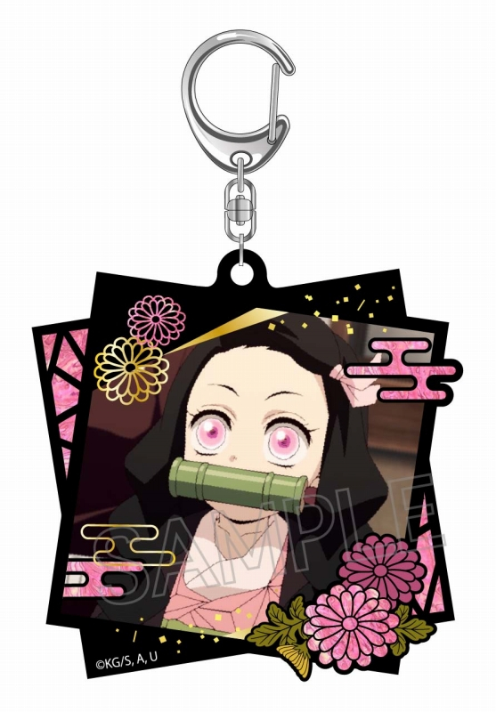 【グッズ-キーホルダー】鬼滅の刃 螺鈿風シリーズアクリルキーホルダーVol.2 竈門禰豆子