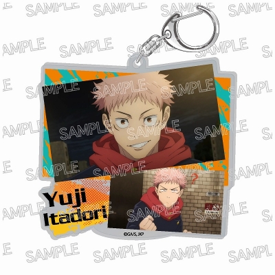 【グッズ-キーホルダー】呪術廻戦 コラージュ アクリルキーホルダーVol.2 虎杖悠仁