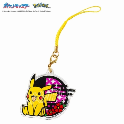 【グッズ-キーホルダー】ポケット モンスター 切り絵シリーズ アクリル根付 A
