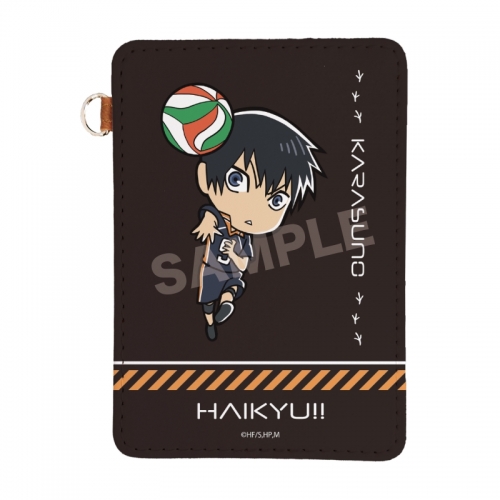 グッズ パスケース ハイキュー To The Top レザーパスケース 02 影山飛雄 アニメイト限定 アニメイト