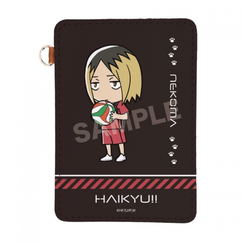 グッズ パスケース ハイキュー To The Top レザーパスケース 06 孤爪研磨 アニメイト限定 アニメイト