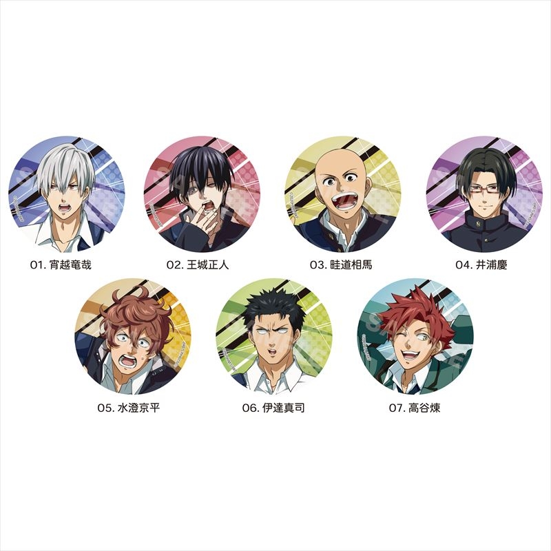 新製品 グッズ バッチ 灼熱カバディ メタリック缶バッジ 01 第1弾 超歓迎 グッズ バッチ類 Ozvs Me