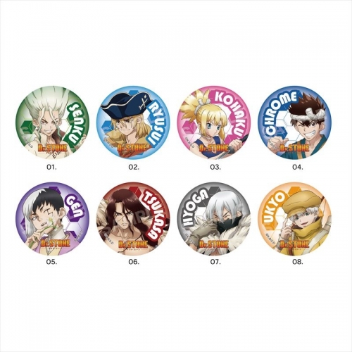 グッズ-バッチ】Dr.STONE メタリック缶バッジ 02 第2弾(全8種 