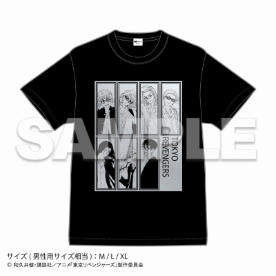 【グッズ-Tシャツ】東京リベンジャーズ TシャツM Glasses ALL