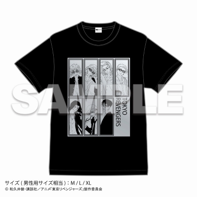 【グッズ-Tシャツ】東京リベンジャーズ TシャツL Glasses ALL