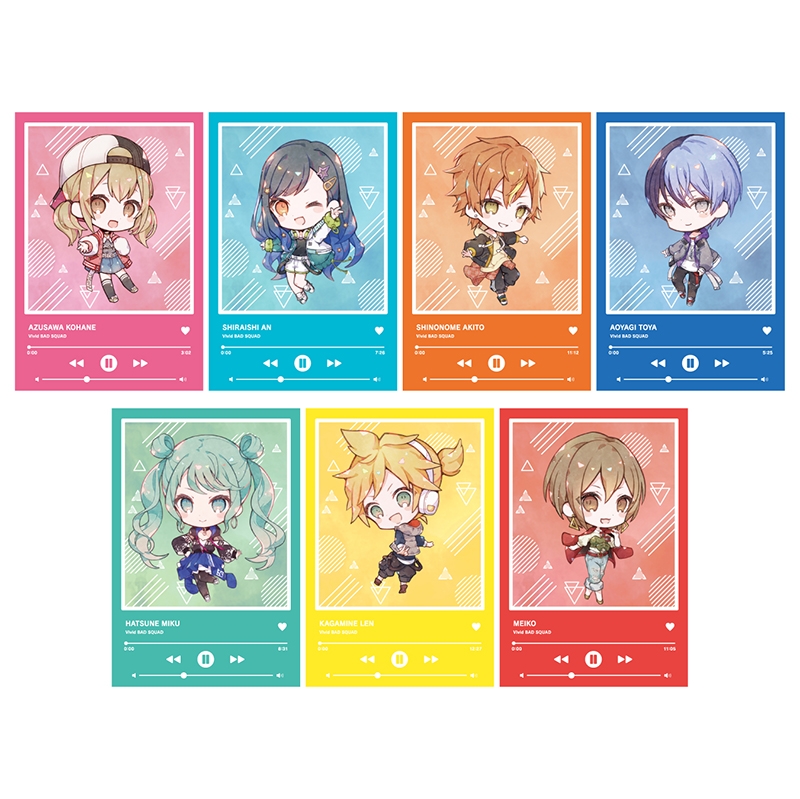 【グッズ-ポストカード】プロジェクトセカイ カラフルステージ！ feat. 初音ミク ポストカードセット［Vivid BAD SQUAD］Art by にわ子