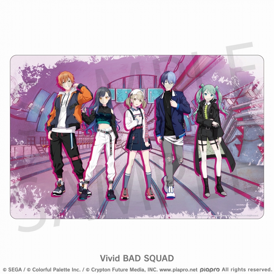 【グッズ-デスクマット】プロジェクトセカイ カラフルステージ！ feat. 初音ミク Brand New World デスクマット［Vivid BAD SQUAD］