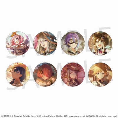 【グッズ-バッチ】プロジェクトセカイ カラフルステージ! feat. 初音ミク グリッター缶バッジ イベントイラストコレクション vol.34 C