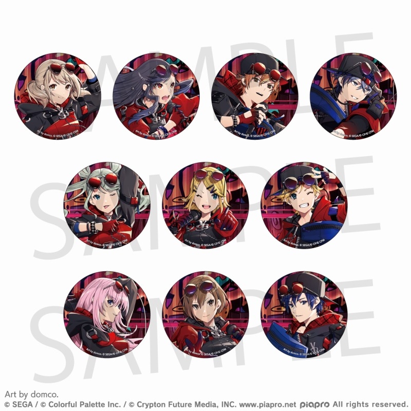 【グッズ-バッチ】プロジェクトセカイ カラフルステージ！ feat. 初音ミク コネクトライブ Leo/need × Vivid BAD SQUAD RESONANCE BEATS!! 缶バッジコレクション［Vivid BAD SQUAD］