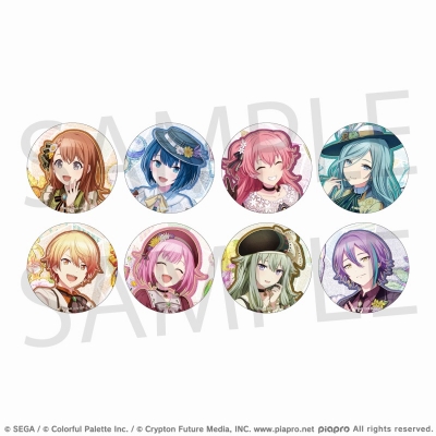 【グッズ-バッチ】プロジェクトセカイ カラフルステージ! feat. 初音ミク Anniversary/Birthdayイラスト2022-2023 グリッター缶バッジコレクション C