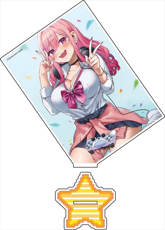 グッズ アパレル キャラクターアイテム グッズ スタンドポップ ギャルゲーマーに褒められたい アクリルスタンド 3 アニメイト