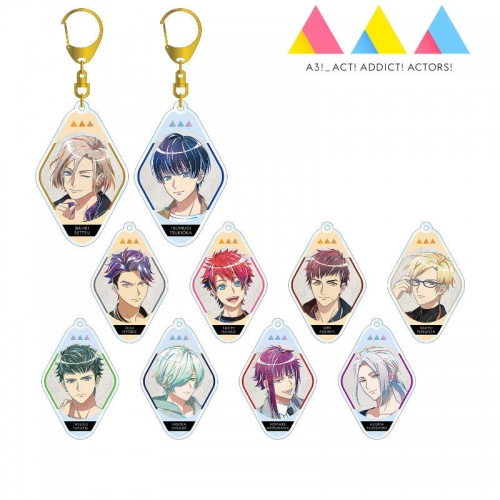 グッズ キーホルダー アニメ A3 トレーディング Ani Art アクリルキーホルダー 秋組 冬組ver アニメイト
