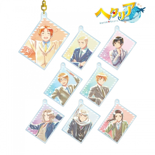 グッズ キーホルダー アニメ ヘタリア World Stars トレーディング Ani Art Aqua Label アクリルキーホルダー アニメイト特典付 アニメイト