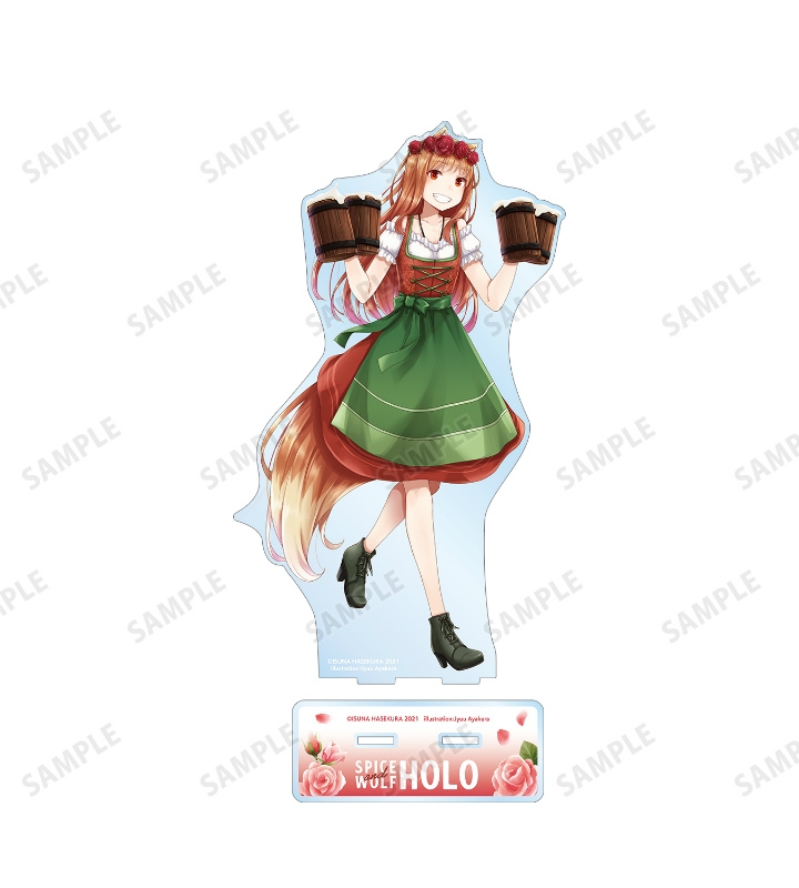 グッズ スタンドポップ 狼と香辛料 文倉十先生 描き下ろしイラスト ホロ ディアンドルver 1 7スケール Bigアクリルスタンド アニメイト先行販売 アニメイト