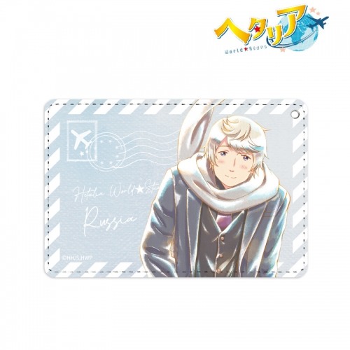 グッズ パスケース アニメ ヘタリア World Stars ロシア Ani Art Aqua Label 1ポケットパスケース アニメイト
