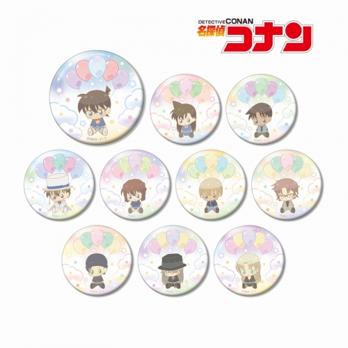 グッズ バッチ 名探偵コナン トレーディング Popoon 缶バッジ アニメイト特典付 アニメイト