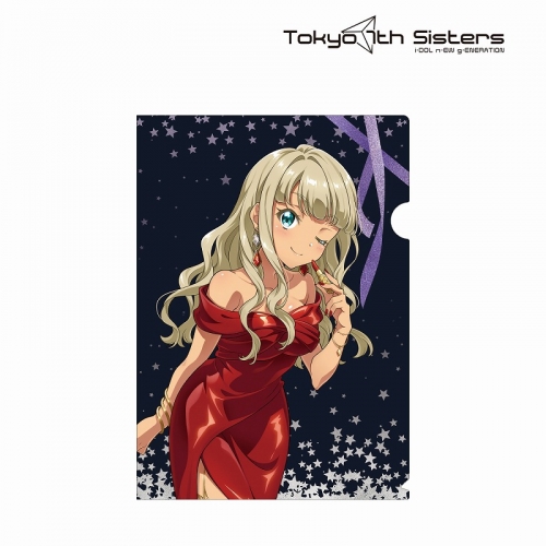 グッズ クリアファイル Tokyo 7th シスターズ 描き下ろしイラスト アレサンドラ スース クリスマスコフレver クリアファイル アニメイト