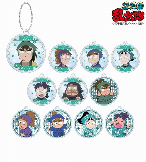 グッズ キーホルダー 忍たま乱太郎 トレーディングアクリルキーホルダー 図書委員会ver アニメイト先行販売分 アニメイト