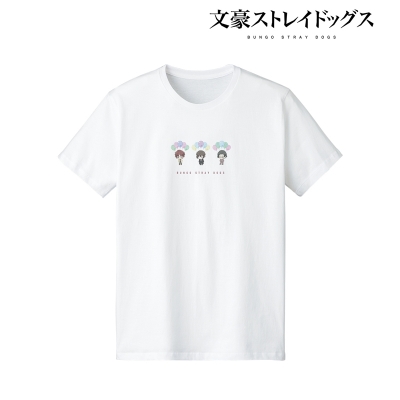 【グッズ-Tシャツ】文豪ストレイドッグス 集合(黒の時代ver.) POPOON Tシャツレディース(サイズ/XL)【再販】