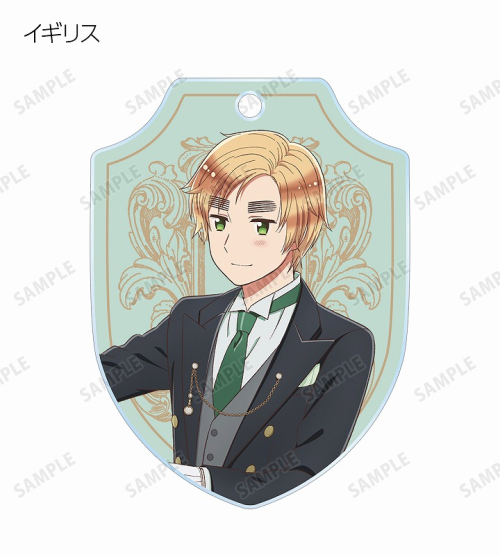 グッズ キーホルダー アニメ ヘタリア World Stars 描き下ろしイラスト 執事ver トレーディングアクリルキーホルダー アニメイト先行販売 アニメイト特典付 アニメイト