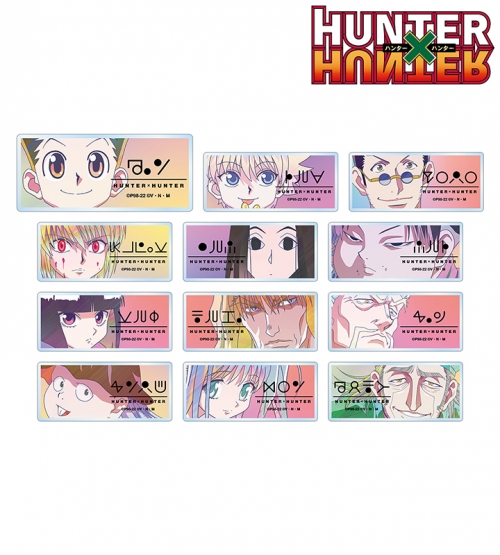 グッズ バッチ Hunter Hunter トレーディング Ani Art Clear Label アクリルネームプレート Ver A アニメイト先行販売分 アニメイト特典付 アニメイト