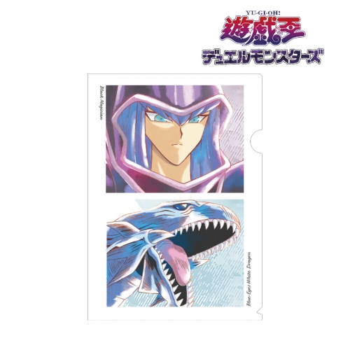 グッズ クリアファイル 遊 戯 王デュエルモンスターズ ブラック マジシャン 青眼の白龍 Ani Art Aqua Label クリアファイル アニメイト