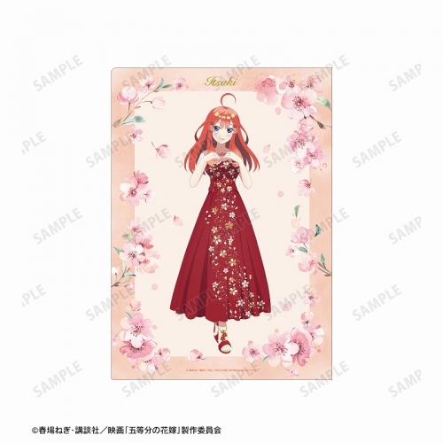 グッズ クリアファイル 映画 五等分の花嫁 描き下ろしイラスト 五月 桜ドレスver クリアファイル アニメイト グッズ クリアファイル 映画 五等分の花嫁 描き下ろしイラスト 五月 桜ドレスver クリアファイル アニメイト