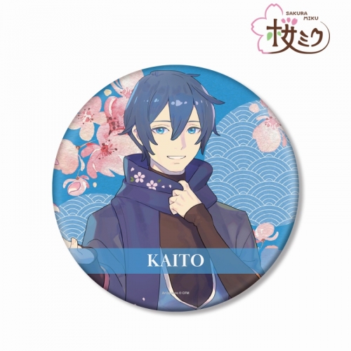 グッズ-バッチ】桜ミク 描き下ろしイラスト KAITO Art by kuro BIG缶 