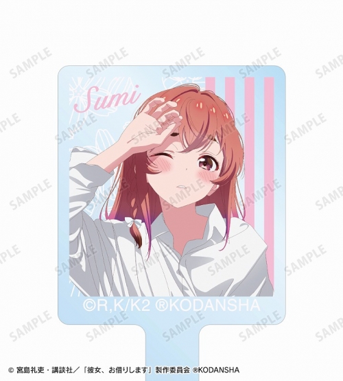 グッズ その他 Tvアニメ 彼女 お借りします 描き下ろしイラスト 桜沢 墨 彼シャツver アクリルマドラー アニメイト先行販売分 アニメイト