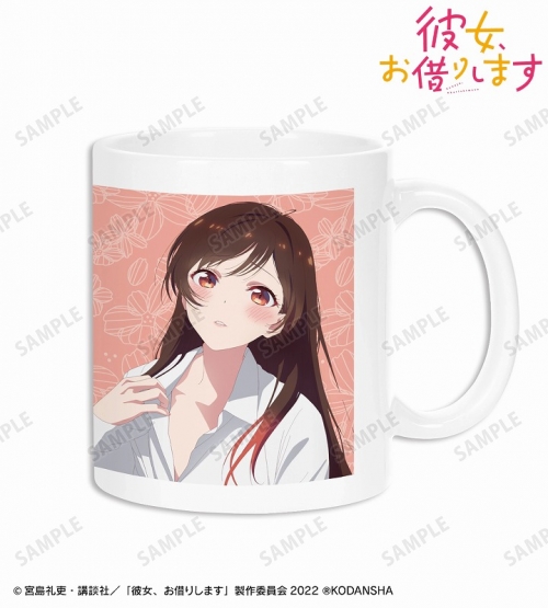 グッズ マグカップ Tvアニメ 彼女 お借りします 描き下ろしイラスト 水原千鶴 彼シャツver マグカップ アニメイト先行販売分 アニメイト