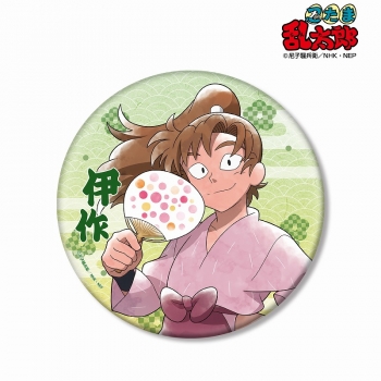 グッズ-バッチ】忍たま乱太郎 描き下ろしイラスト 善法寺伊作 みんなで 