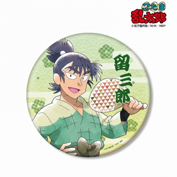 グッズ-バッチ】忍たま乱太郎 描き下ろしイラスト 食満留三郎 みんなで 