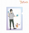 【グッズ-クリアファイル】夏目友人帳 描き下ろしイラスト 的場静司&ニャンコ先生 シャボン玉ver. クリアファイル【アニメイト先行販売】の画像