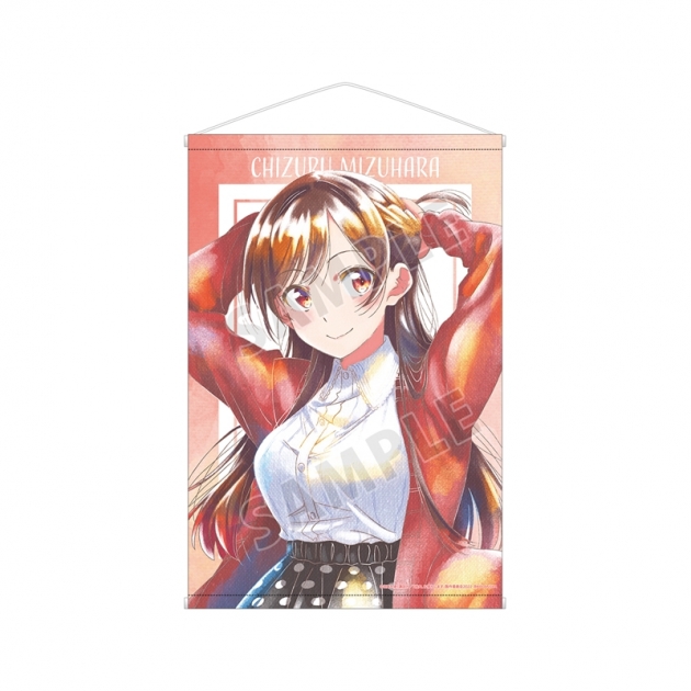 【グッズ-タペストリー】TVアニメ『彼女、お借りします』 水原千鶴 Ani-Art aqua label B2タペストリー【再販】