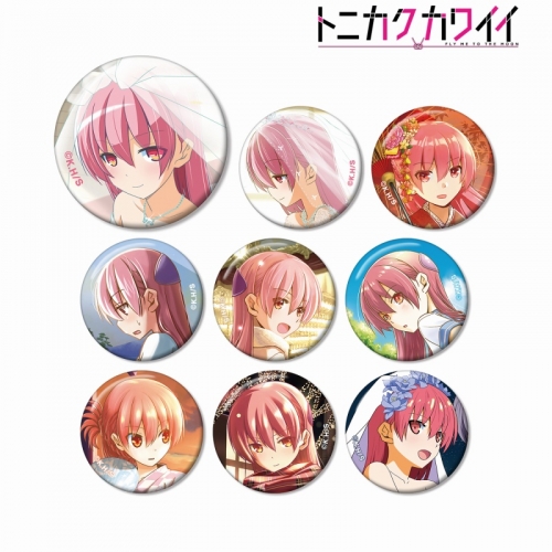 グッズ バッチ トニカクカワイイ トレーディング 原作イラスト 缶バッジ Ver A アニメイト